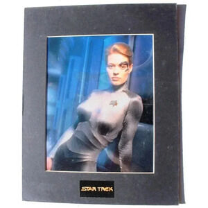 Vintage Star Trek Ltd. Edition "Seven of Nine Standing" Chromium Print